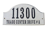 Ridgecrest Arch Sand Granite Natural Stone Color Solid Granite Address Plaque