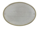 Ridgestone Oval Crushed Stone Do It Yourself Kit Address Plaque In Slate Color
