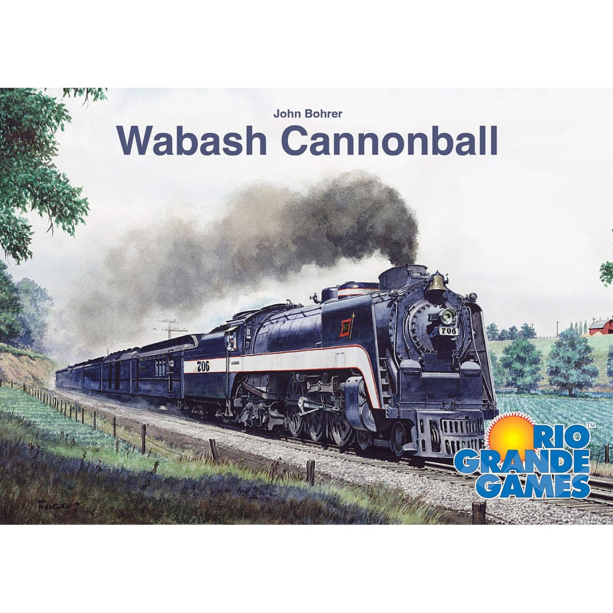 Rio Grande Games: Wabash Cannonball - Train Board Game, Railroads Of The Eastern Us, Ages 14+, 3-6 Players, 30-60 Min
