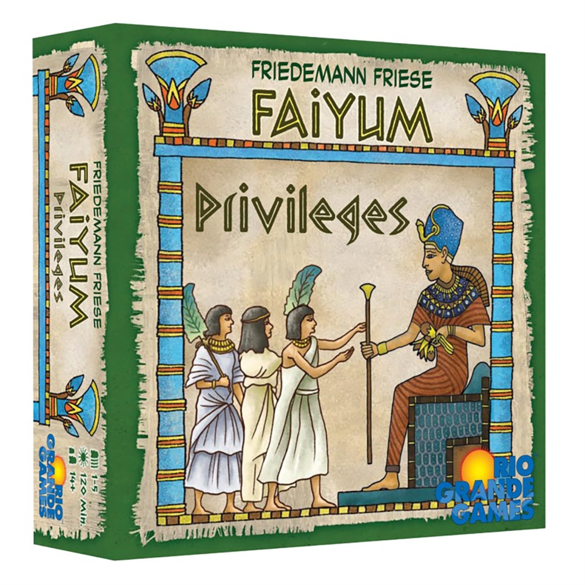 Rio Grande Games: Faiyum Privileges - Expansion, City Building Board Game, Ages 14+, 1-5 Players, 90-120 Minute