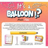 Rio Grande Games: It'S A Balloon - Word Guessing Drawing Game, Hilarious Party Game, Interactive Family Game, Ages 8+, 3-8 Playe
