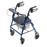 ROLLATOR ALUM HEMI BLUE WALKABOUT HEMI, LUMEX