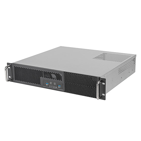 Silverstone Technology Rm23-502-Mini 2U Dual 5.25'' Drive Bay Micro-Atx Rackmount Server Chassis, Sst-Rm23-502-Mini