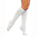 Sigvaris Sigvaris146CB10 1520 mm Hg Womens Casual Cotton Socks Navy Size B