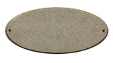 Rockport Oval In Sand Granite Natural Stone Color Solid Granite Address Plaque