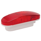 RoadPro RP6064R Oval Side Marker Light 6.5 Inch x 2.25 Inch Trailer Light Sealed 12V 32Watt Red