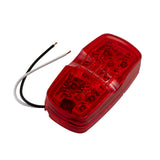Diamond Lens 4In Double Bulb Light Red