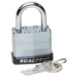 Padlock 1.5 .in Steel Laminated 1 .in