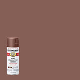 214085 Rust-Oleum Stops Rust Brown Flat 12 Oz. Anti-Rust Spray Paint
