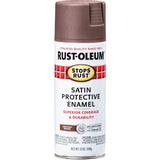 7774830 Rust-Oleum Stops Rust Decor 12 Oz. Satin Spray Paint, Chestnut Brown