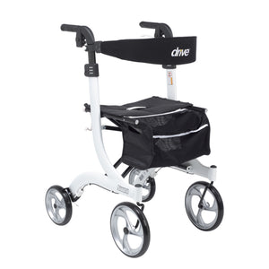 Drive Medical Rtl10266-T Nitro Euro Style Walker Rollator, Tall, Red