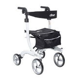 Drive Medical Rtl10266-T Nitro Euro Style Walker Rollator, Tall, Red