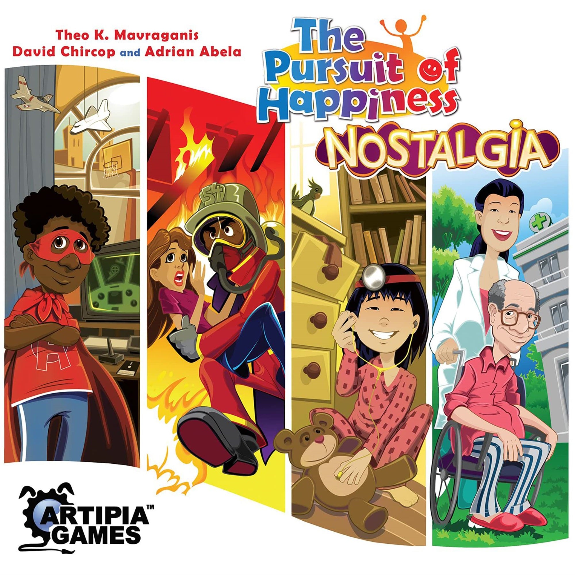 Artipia Games The Pursuit Of Happiness: Nostalgia - Expansion, Features Nostalgic Reflections, Ages 12+, 1-4 Players, 60-90 Min