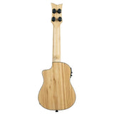 Bamboo Series All Solid Soprano Acoustic-Electric Ukulele With Bag