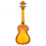Custom Built Series F-Hole Arched Top Concert Acoustic-Electric Ukulele With Bag