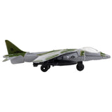 Mcdonnell Douglas Av-8B Harrier Ii Attack Aircraft Green Camouflage United States Marine Corps With Runway Section Diecast M