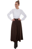 SUEDED RIDING SKIRT