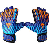 Vizari Saturn F.P. Goalkeeper Gloves W/ Finger Support – Blue/Orange