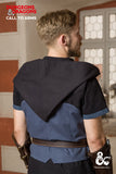 Dungeons & Dragons Rogue Hooded Vest Woad Blue