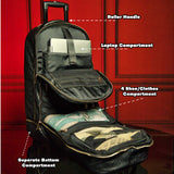 Black Leather Carry-On Roller Bag (Only 150 Made)