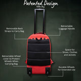 Grey Leather Carry-On Roller Bag (Only 150 Made)
