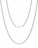 Silver Rope Chain (3mm)
