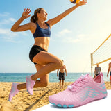 Aqua Shoes Women Men Barefoot Water Shoes Quick-Drying Outdoor Beach Upstream Wading Swimming Shoe Sneakers Unisex Trekking Surf
