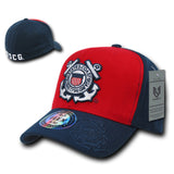 Flex Military Caps,Coastguard, Red, L_Xl