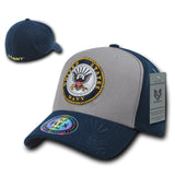 Flex Military Caps, Navy, Grey, S_M