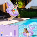 Inflatable Swim Ring, Cute Mermaid Dinosaur Unicorn Mouse Swimming Pool Floats Tube Raft, Water Bathtub Beach Party Toys