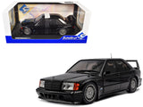 Mercedes Benz 190 Evolution II (W201) Solido Works Black 1/18 Diecast Model Car by Solido