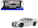 1999 Nissan Skyline GTR (R34) ZTune RHD (Right Hand Drive) Silver Metallic 1/18 Diecast Model Car by Solido