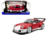 2020 RWB Bodykit Porco Rosso Red and White 1/18 Diecast Model Car by Solido