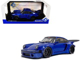 2024 Porsche 911 KSR by Khyzyl Saleem Dark Blue Metallic 1/18 Diecast Model Car by Solido