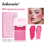 Lakerain Blush Cream Long Lasting High Pigmented Natural Pink Smooth Texture 2 IN 1 Cream & Powder Blusher Korean Makeup