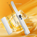 USB Rechargeable Heated Butter Knife Electric Butter Spreader For Cold Butter Cheese Margarine Toast Bread And Breakfast