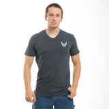 Military V-Neck Tee, Air Force, Navy, S