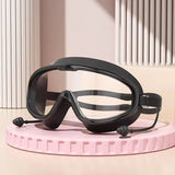 Outdoor Swimming Goggles Anti-Fog Wide View Scuba Diving Swimming Glasses with Earplugs for Adult Youth Water Diving Goggles