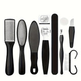 Stainless Steel Pedicure Tool Kit Foot File Dead Skin And Callus Removal Trimming Supplies For Household Personal Foot Care Daily Maintenance