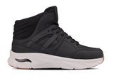 CALTO - S23411 - 3.2 Inches Taller (Black/Grey Sole) - High-Top Height-Boosting Sneaker
