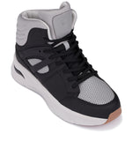 CALTO - S23412 - 3.2 Inches Taller (Black/Grey Sole) - High-Top Height-Boosting Sneaker