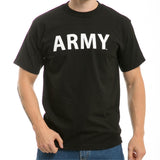 Classic Military T'S, Army Text, Blk, M