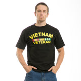Classic Milit T'S, Vietnam Vet, Black Xl