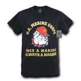 Basic Milit T'S,Marinecorp Dog,Black, M