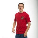Basic Milit T'S,Marine Emb,Cardinal, 2X
