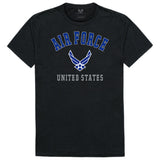 30 Single Tee,Us Aforce Classic,Black,2X