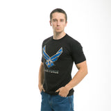 30 Single Tee, Us Airforce 2, Black,M
