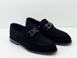 C Collection Suede Loafer - Black