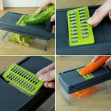 14 in 1 Multifunctional Vegetable Chopper Onion Chopper Handle Food Grate Food Chopper Kitchen Vegetable Slicer Dicer Cut