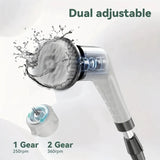 9-in-1 USB Rechargeable Electric Cleaning Brush Telescopic Handle 8 Brush Heads Multi-Surface Cleaner for Home Car